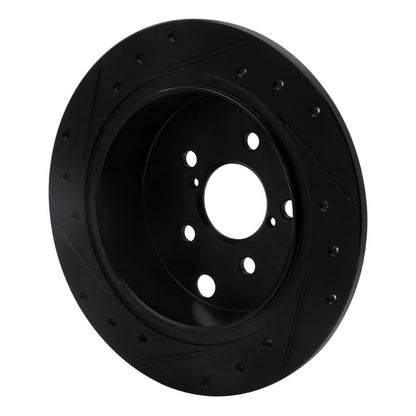 R1 12-23 Subaru XV Crosstrek Rear Drilled & Slotted Rotor (ECB-13025R)