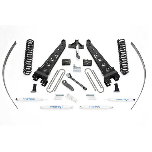 Fabtech 8" Radius Arm System w/ Coils & Performance Shocks | Ford F250 4WD (08-16) w/o Factory Overload (K2123)