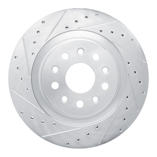 DFC D&S Silver Brake Rotor (REAR LEFT): Dodge Charger (21-25)