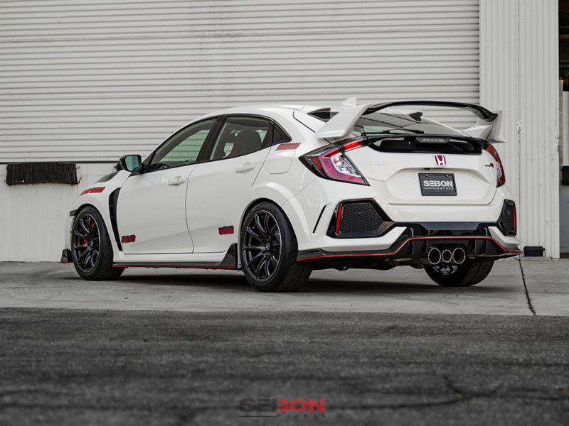 Seibon 2017 Honda Civic Type R OEM Carbon Fiber Side Skirts | Honda Civic Type R (17) (SS17HDCVR-OE)
