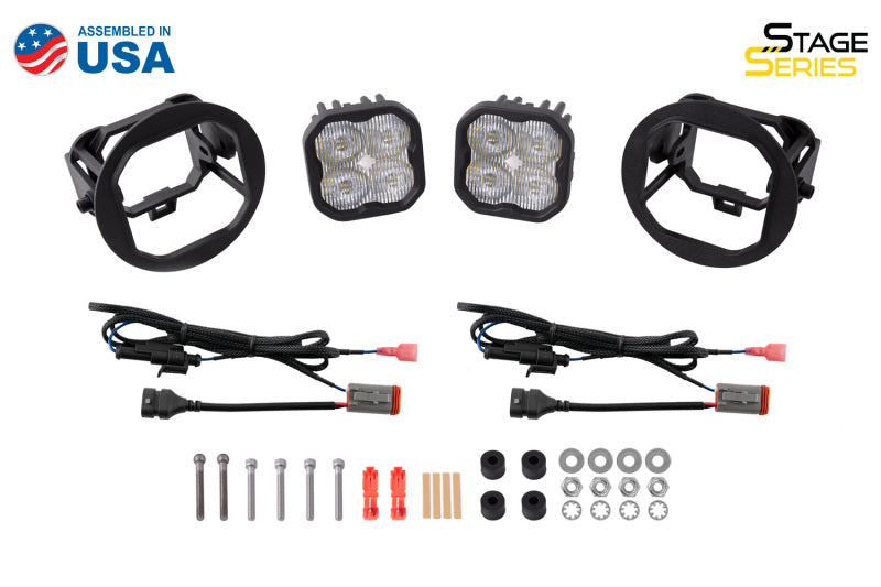 Diode Dynamics SS3 Pro Type FT Kit ABL - Yellow SAE Fog