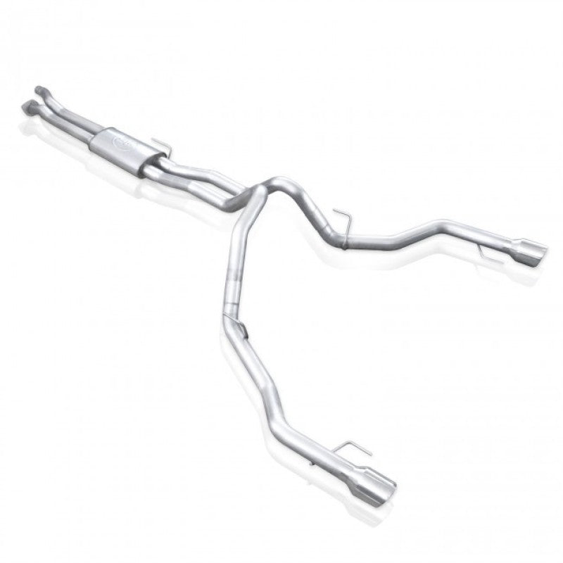 Stainless Works 3in Catback Factory Connect Dump Exit | Ford Raptor 3.5L (17+) (FTR17CBDP)