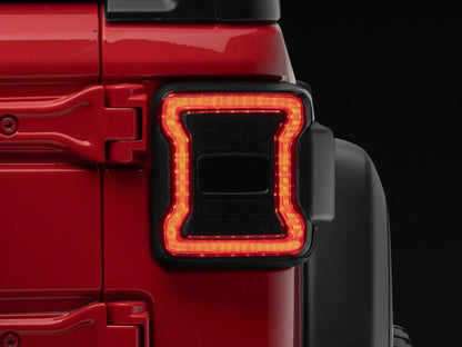 Raxiom 18-26 Jeep Wrangler JL LED Tail Lights Red Housing Smoked Lens (J181425)