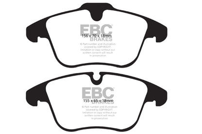 EBC Greenstuff Front Brake Pads | 2016-2018 Volvo S60 2.0L Turbo