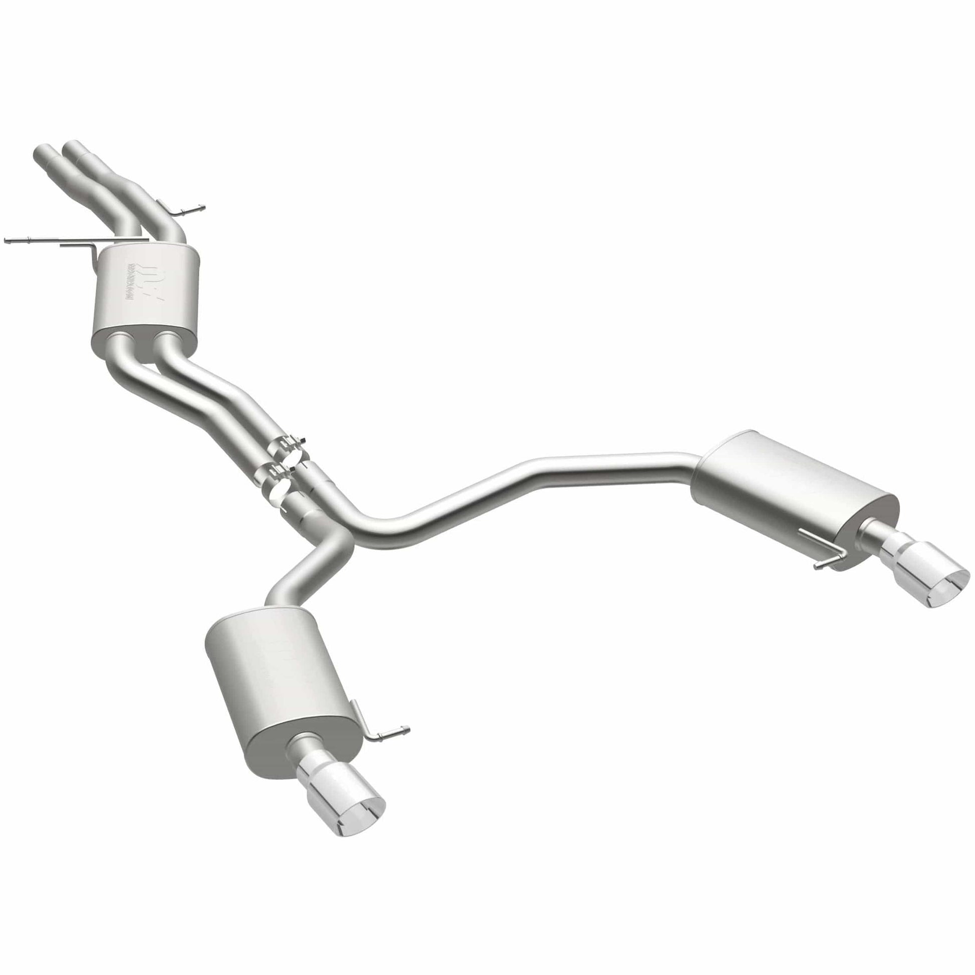 Magnaflow 16799 Stainless Steel Dual Cat-Back Exhaust System - Performance Upgrade, Easy Install