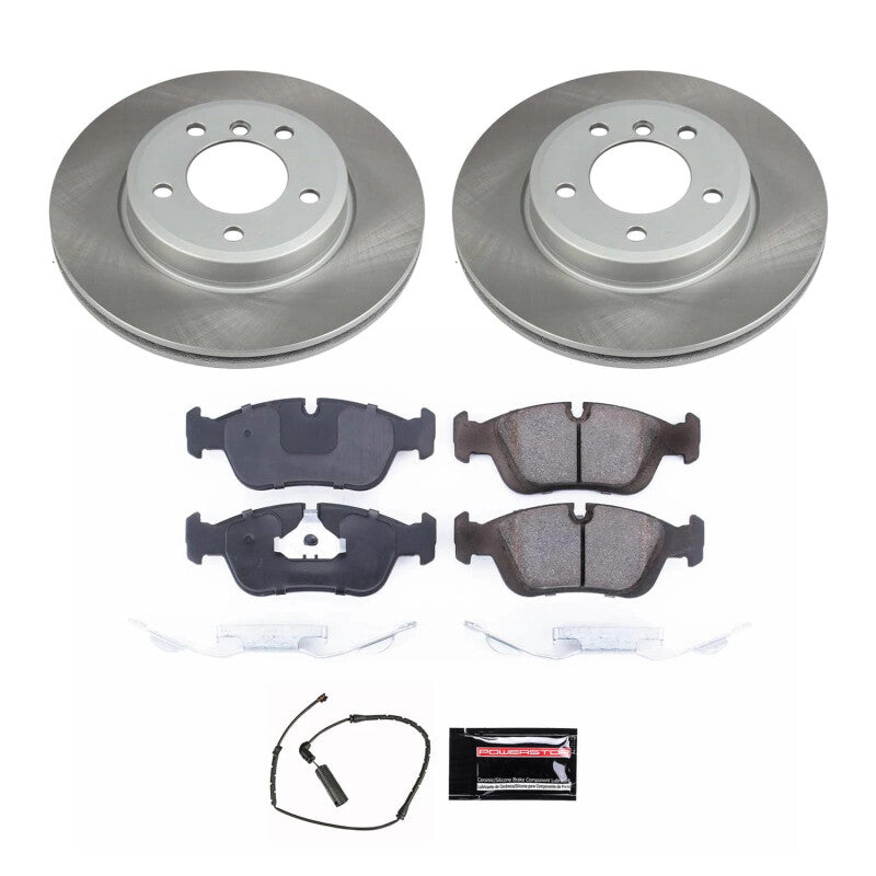 PowerStop 03-08 BMW Z4 Front Semi-Coated Rotor Kit (SC869)