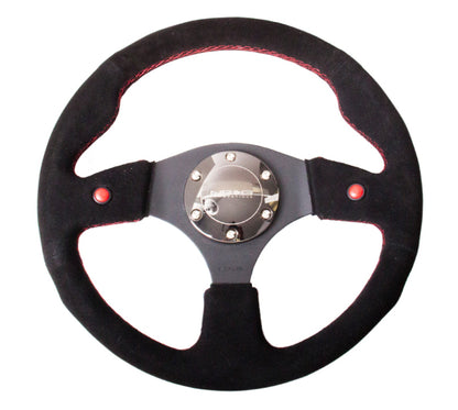 NRG DUAL BUTTON STEERING WHEEL SUEDE
