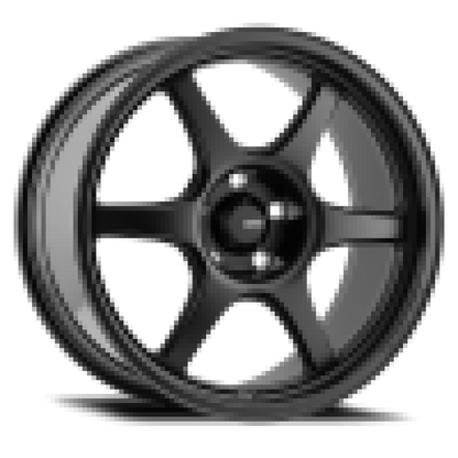 (set of 4) Konig Hexaform Matte Black | 15x8" +25mm | 4x100mm Wheels