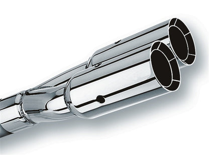 Borla 2.5in Inlet 3in Dual Round Intercooled SS Exhaust Tip | Universal (20203)