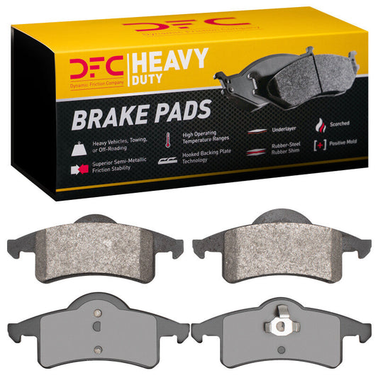 DFC HD Semi-Metallic Brake Pads (REAR): Jeep Grand Cherokee (99-04)