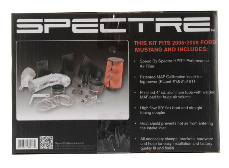 Spectre 05-09 Ford Mustang GT V8-4.6L F/I Air Intake Kit | Mustang GT (9924)