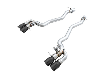 AWE Tuning AWE SwitchPath Axle-back Exhaust for BMW F90 M5 - Diamond Black Tips - 3025-43065