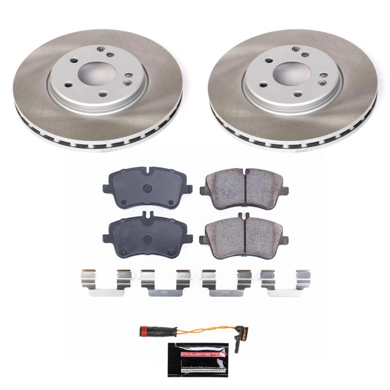 PowerStop 09-11 Mercedes-Benz SLK300 Front Semi-Coated Rotor Kit (SC6702)