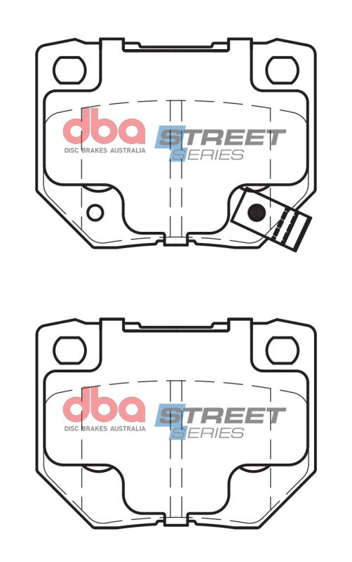 DBA Rear Street Series Brake Pads | Nissan 300ZX (90-96) (DB1220SS)