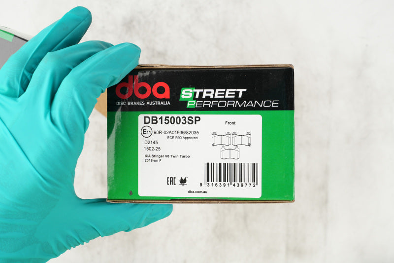 DBA SP Performance Front Brake Pads | Kia Stinger V6 Twin Turbo (18+) (DB15003SP)