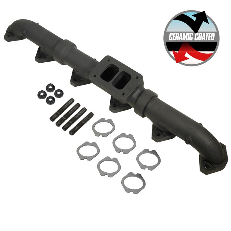 BD Diesel 93-98 3406E / 99-03 C15 Non-Acert CAT T6 Ceramic Coated Exhaust Manifold | Diesel (1048002)