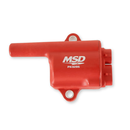 MSD 82868 Ignition Coil Pro Power Series, Red, 8-Pack GM LS Truck Style