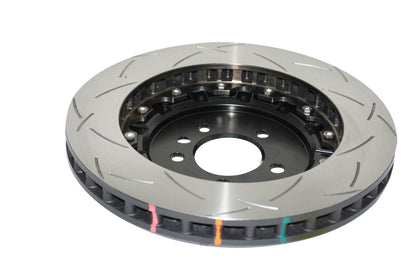 DBA 5000 Series T3 Front Slotted 2 Piece Rotor w/ Black Hat | Lotus Evora F (09-15) (DBA52364BLKS)