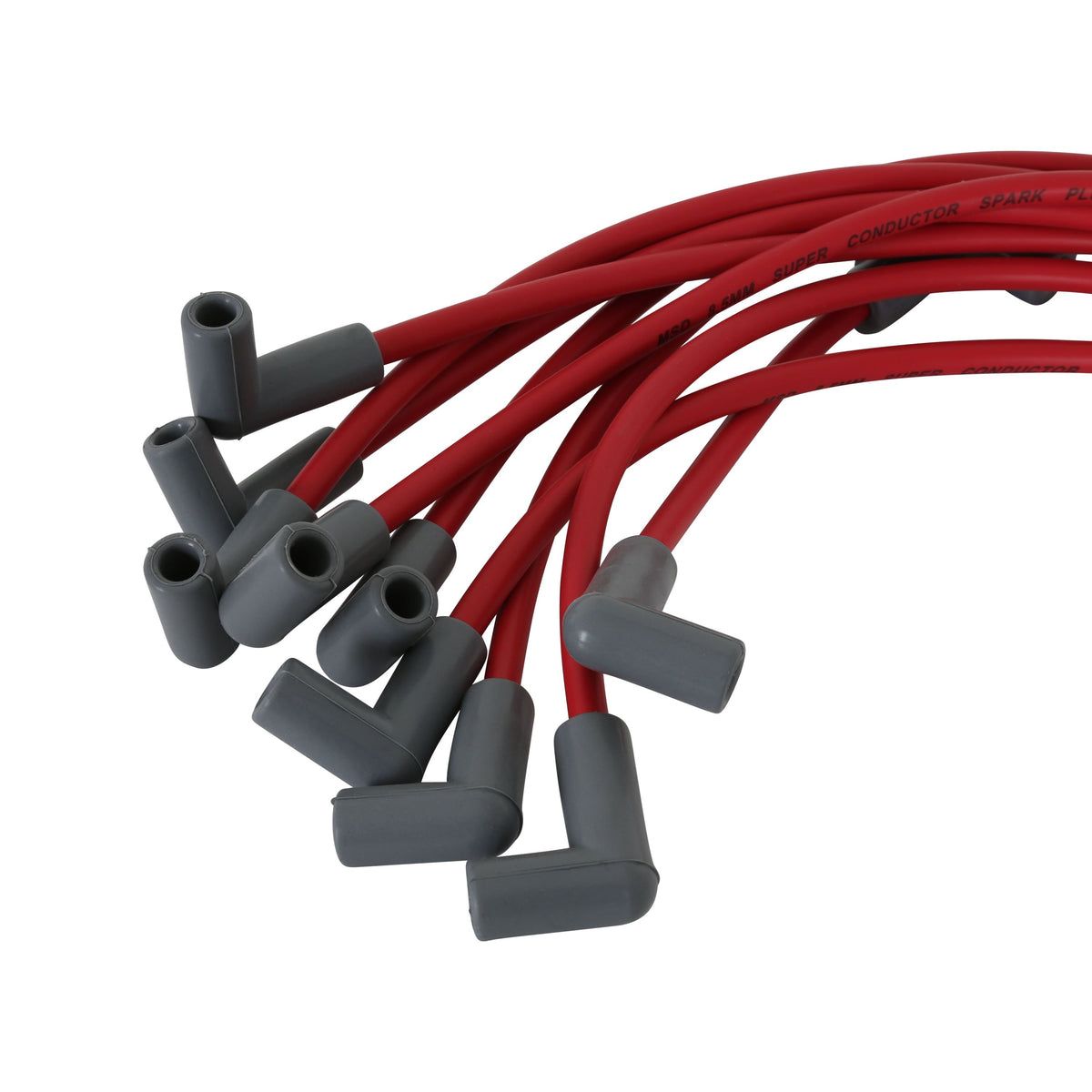 MSD 32209 Super Conductor Spark Plug Wire Set Red MUSTANG 5.0 94-ON