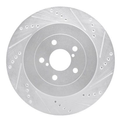 R1 03-07 Subaru Impreza Rear Drilled & Slotted Rotor | 00-07 (631-13015R)