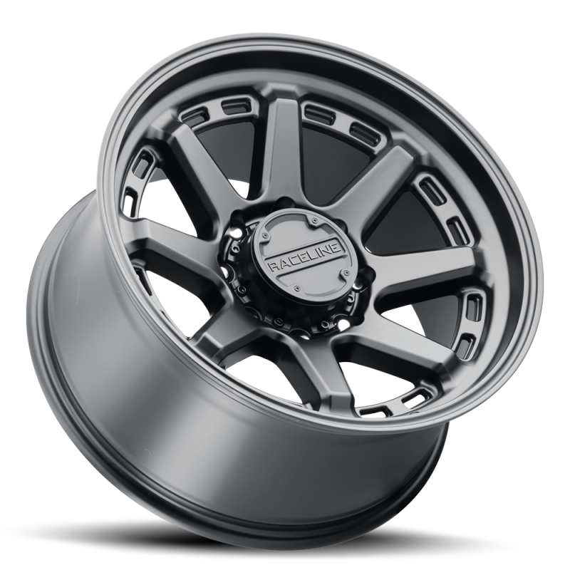(set of 4) Raceline 947 Scout Satin Black | 16x8" +0mm | 6x139.7mm Wheel