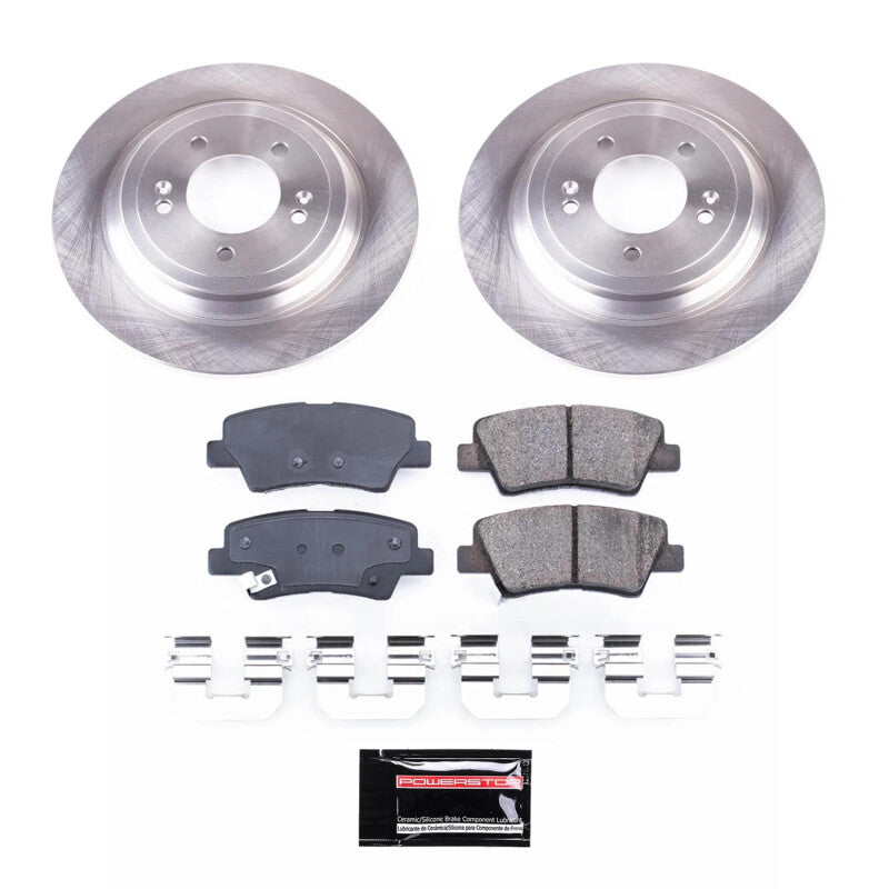 PowerStop 17-22 Kia Sportage Rear Semi-Coated Rotor Kit (SC8016)