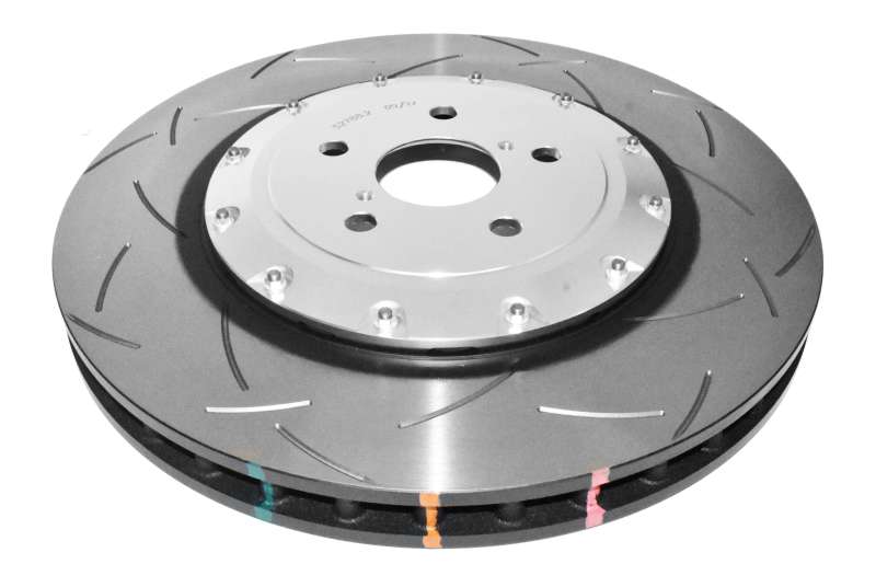 DBA 5000 Series T3 Slotted Front Rotor w/ Silver Hat | Lexus GS F (16-20) (DBA52788SLVS)