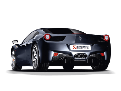 Akrapovic 10-15 Ferrari 458 Italia/458 Spyder Slip-On Line (Titanium) w/ Carbon Tips
