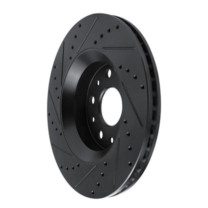 DFC D&S Brake Rotor (FRONT RIGHT): Jeep Wrangler (18-25) - Black Zinc