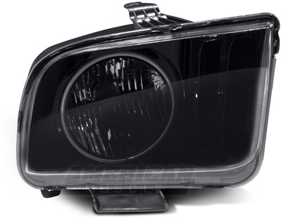 Raxiom 05-09 Ford Mustang GT V6 Axial CCFL Halo Projector Headlights Blk (49121)