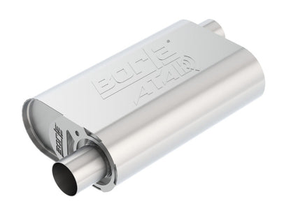 Borla CrateMuffler SBC 283/327/350 2.25in Offset/Offset Oval ATAK (400847) | Stock SBC