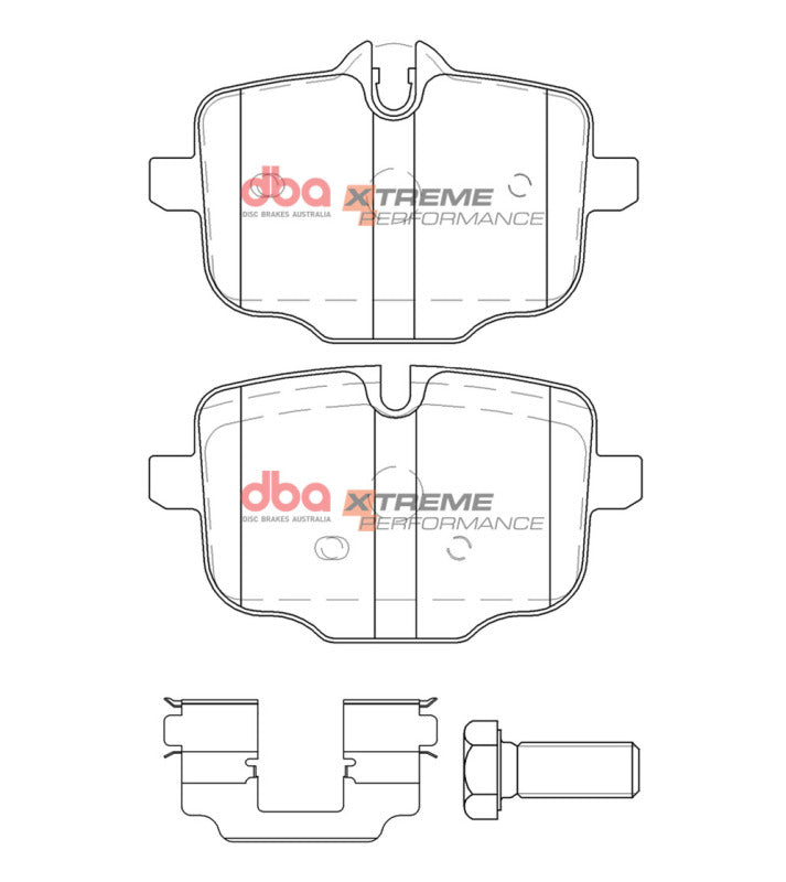 DBA Rear XP Performance Brake Pads | BMW 330i (19-22) (DB15109XP)