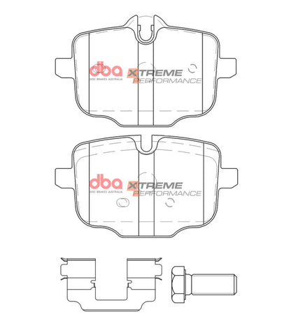 DBA Rear XP Performance Brake Pads | BMW 330i (19-22) (DB15109XP)