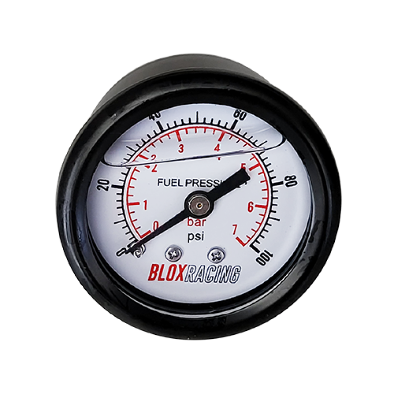 BLOX Racing Liquid Filled Fuel Pressure Gauge (BXGA-00125)