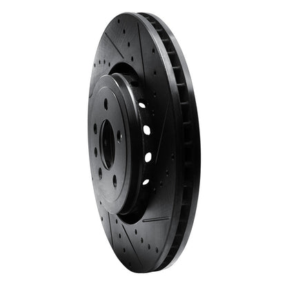 DFC D&S Front Right Brake Rotor (Black): Dodge Charger (14-23)