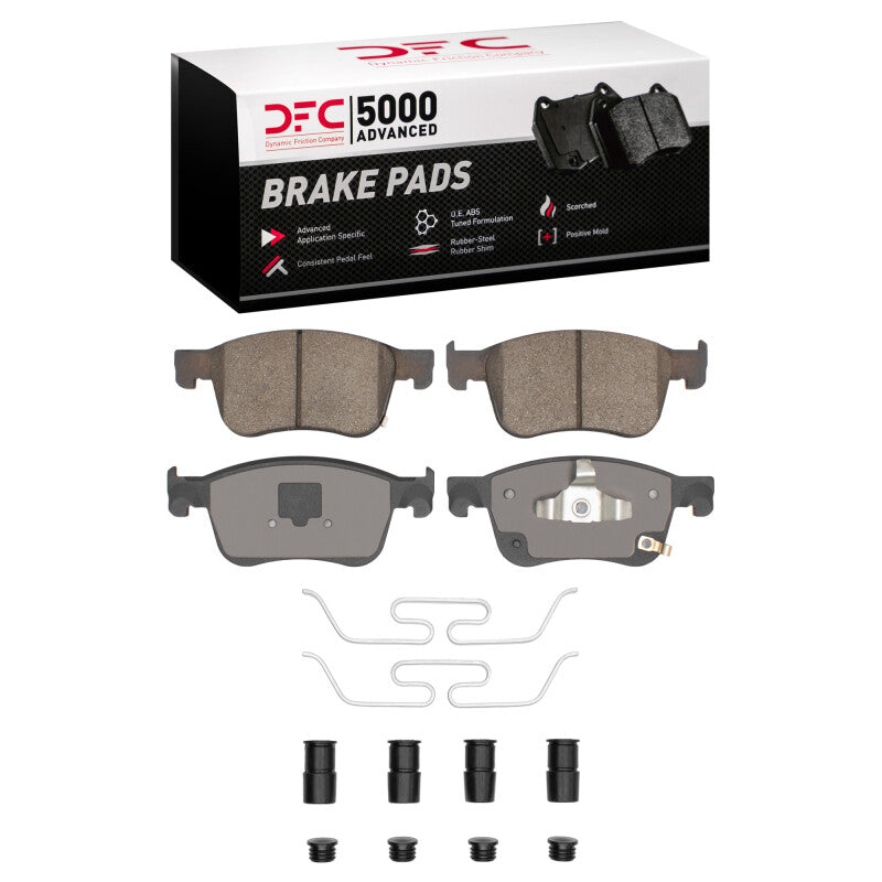 DFC 18-25 Honda Accord/Integra Front 5000 Ceramic Brake Pads & Hardware (1551-2115-01)