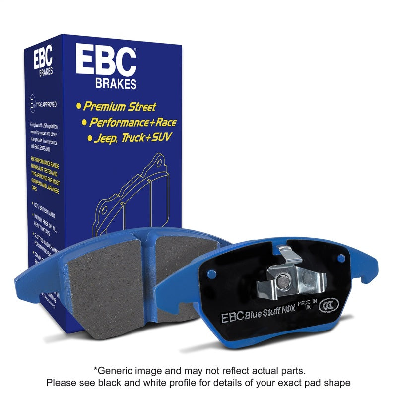 EBC 2018+ Jeep Grand Cherokee Trackhawk Bluestuff Front Brake Pads