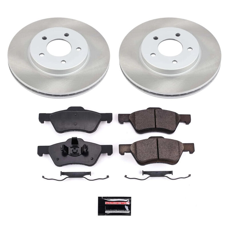 PowerStop 08-10 Mercury Mariner Front Semi-Coated Rotor Kit (SC4581)