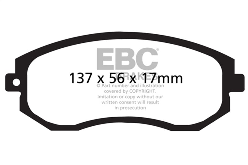 EBC Bluestuff 2.0L Front Brake Pads | Subaru BRZ / FRS / 86 (12+) (DP51884NDX)