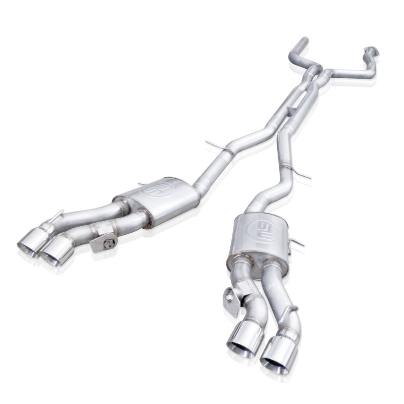 Stainless Works Catback System Resonated X-Pipe Dual-Mode Mufflers | Cadillac CTS-V Sedan (16-18) (CTSV16CB)