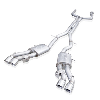 Stainless Works Catback System Resonated X-Pipe Dual-Mode Mufflers | Cadillac CTS-V Sedan (16-18) (CTSV16CB)