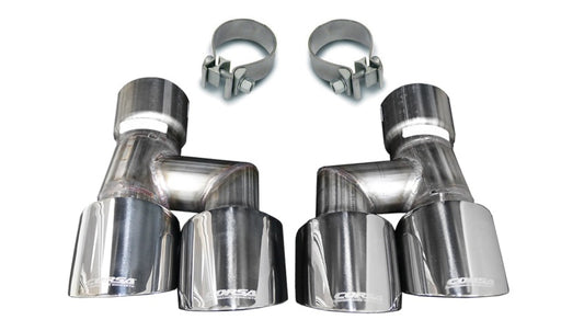 CORSA Replacement / 4.0 in Twin Tip Kit | 2018-2023 Ford Mustang GT 5.0L V8 CORSA Systems (21038)