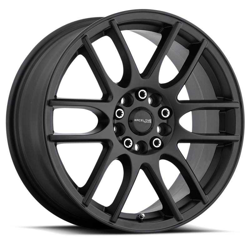 Raceline 141 Mystique Satin Black | 18x7.5" +42mm | 5x100/5x114.3mm Wheel