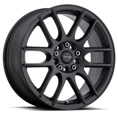 Raceline 141 Mystique Satin Black | 18x7.5" +42mm | 5x100/5x114.3mm Wheel