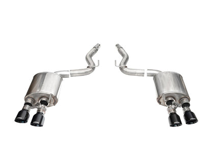 CORSA Sport Valved / 3.0 in Axle-Back 4.5 in Slash Tips | 2024 Mustang Dark Horse Coupe (21267)