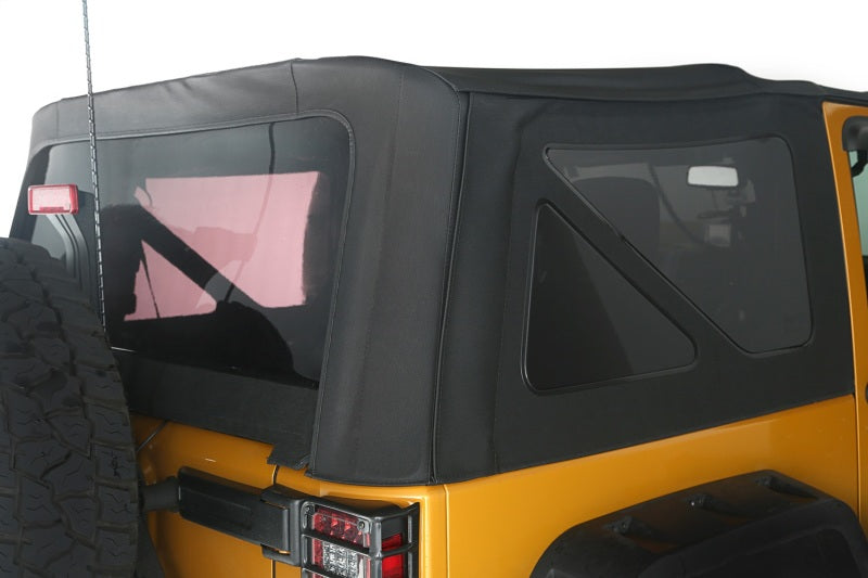 Rugged Ridge 13737.01 Sailcloth Soft Top Black Diamond for 2010-18 Jeep JK