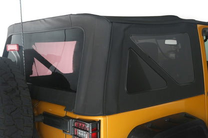Rugged Ridge 13737.01 Sailcloth Soft Top Black Diamond for 2010-18 Jeep JK