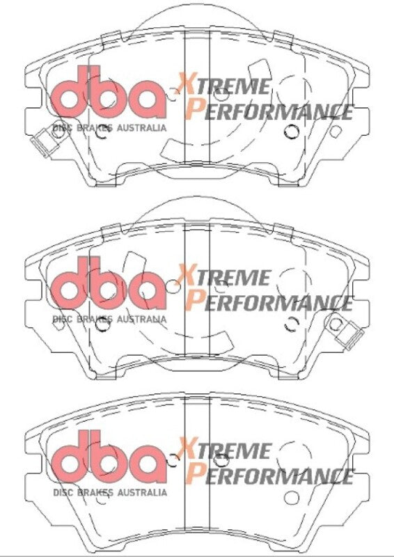 DBA XP Performance Front Brake Pads | Chevrolet Camaro LS/LT V6 (10-15) (DB1925XP)