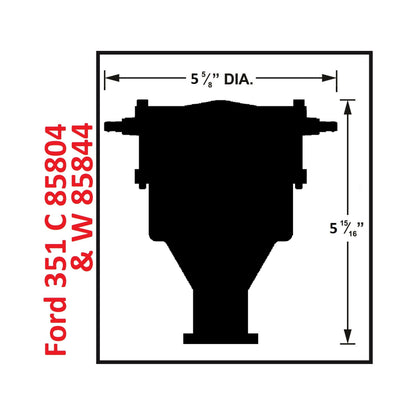 MSD 85844 Crab Cap Billet Distributor