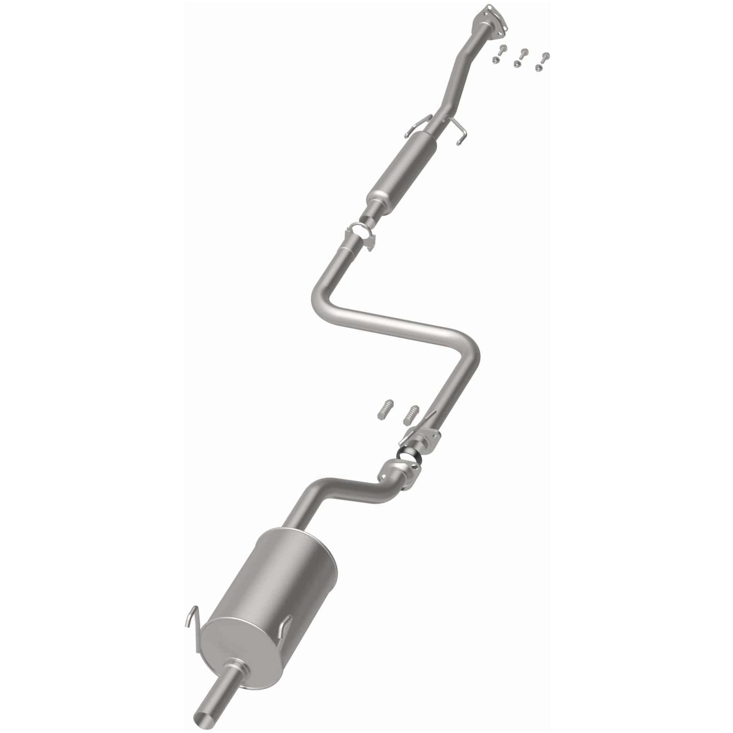 BRExhaust 1993-1995 Honda Civic del Sol 1.5L Direct-Fit Replacement Exhaust System